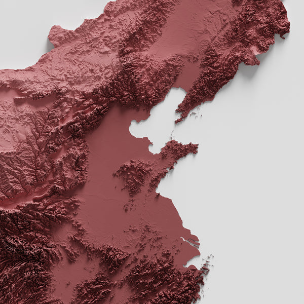 China Shaded Relief