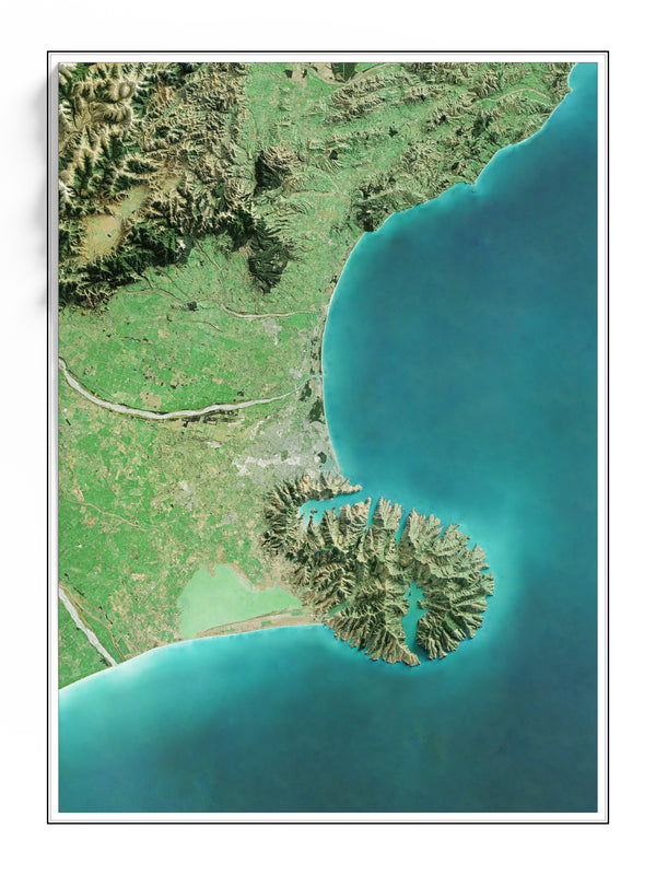Christchurch Imagery Shaded Relief
