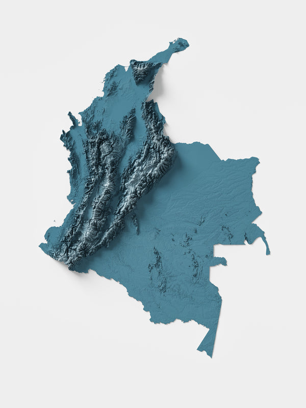 Colombia Shaded Relief