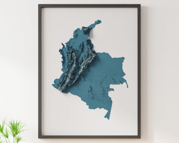 Colombia Shaded Relief