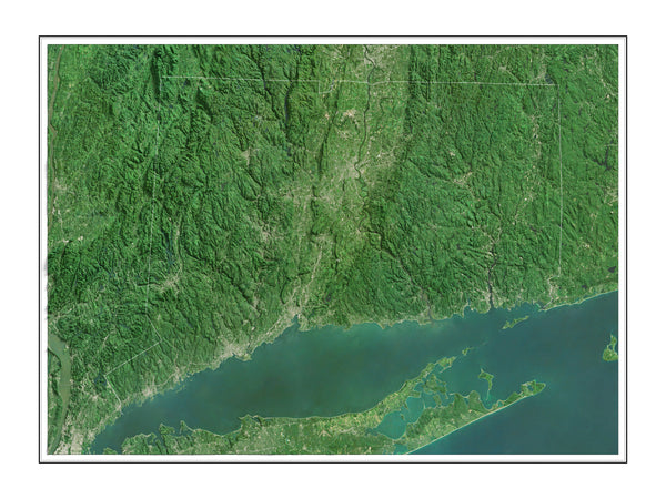 Connecticut Imagery Shaded Relief