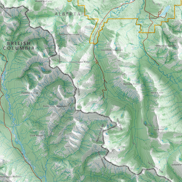Crowsnest Pass Topographic Map