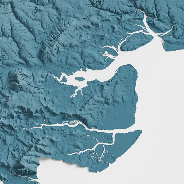 Essex County Shaded Relief