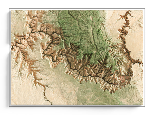 Grand Canyon Imagery Shaded Relief