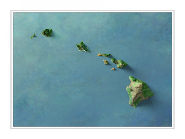Hawaii Imagery Shaded Relief