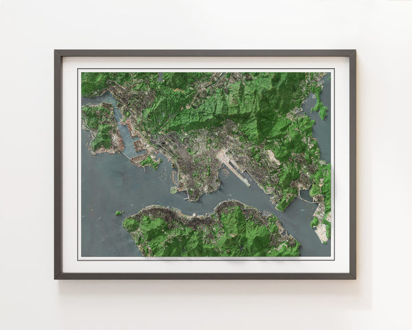 Hong Kong Imagery Shaded Relief