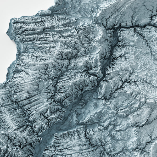 Illinois Shaded Relief