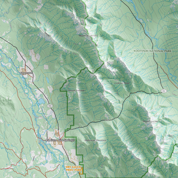 Columbia Valley Topographic Map
