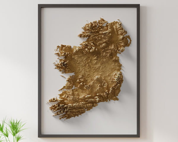 Ireland Shaded Relief (5 Variations)