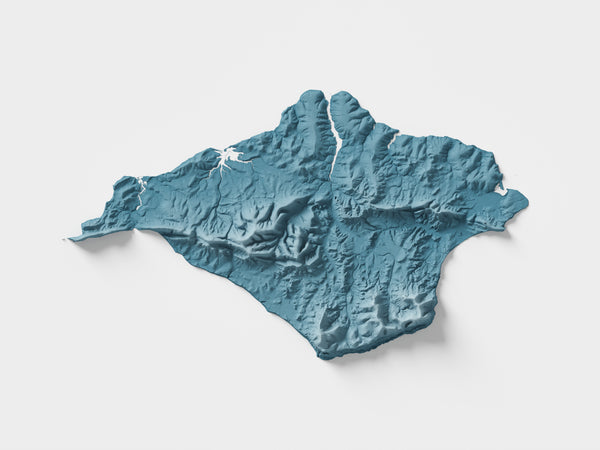 Isle of Wight Shaded Relief