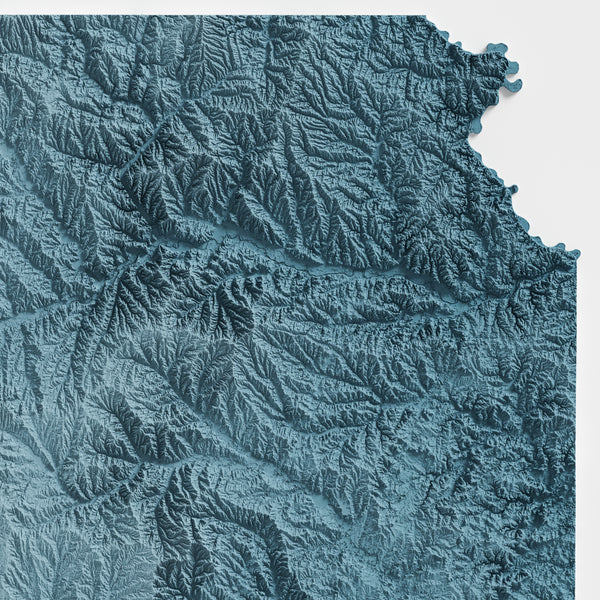 Kansas Shaded Relief