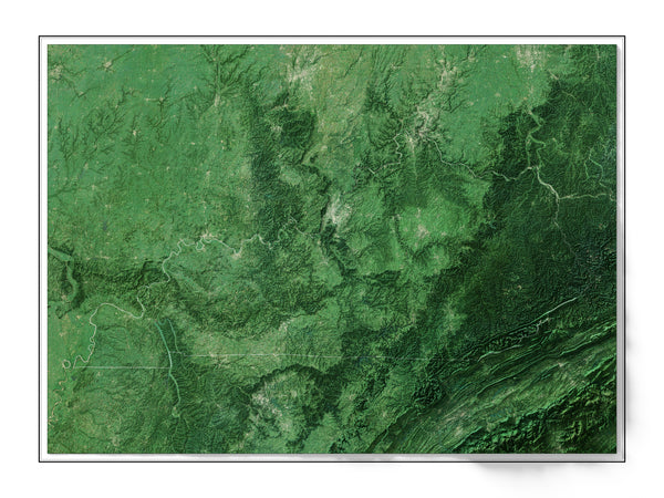 Kentucky Imagery Shaded Relief