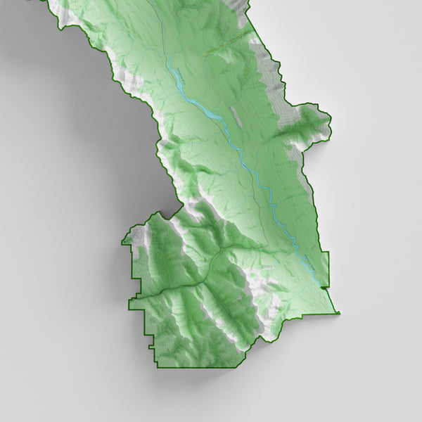 Kootenay National Park Topographic Map
