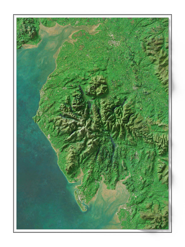 The Lake District Imagery Shaded Relief