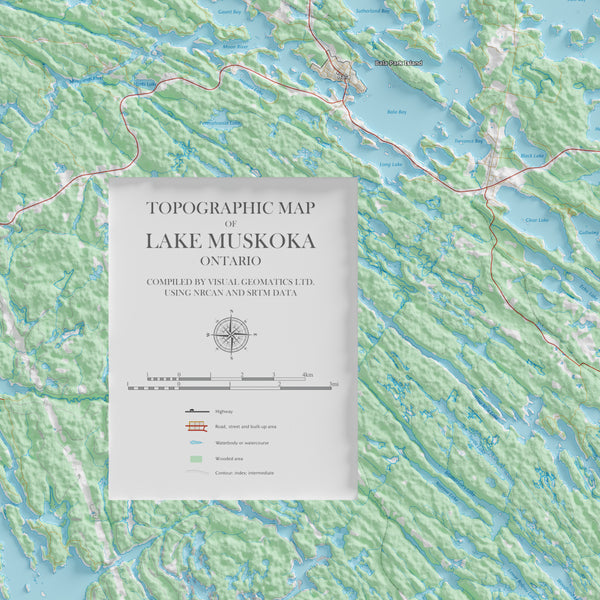 Lake Muskoka Topographic Map