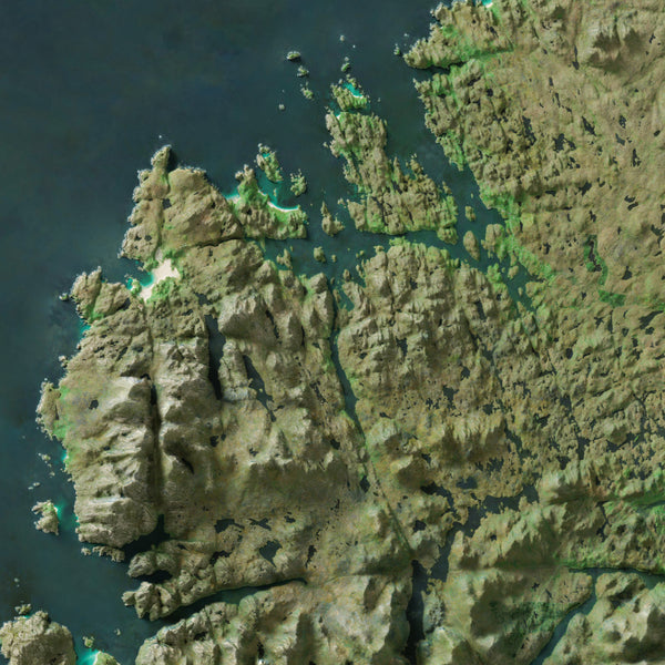 Lewis and Harris Imagery Shaded Relief