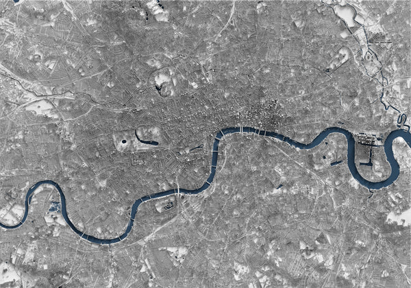 London Shaded Relief