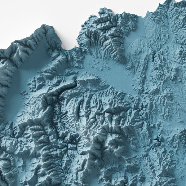 North Macedonia Shaded Relief
