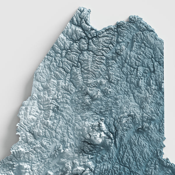 Maine Shaded Relief