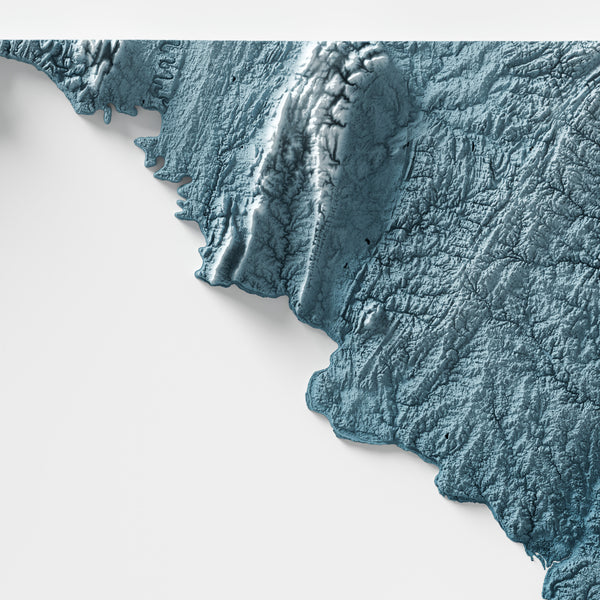 Maryland Shaded Relief