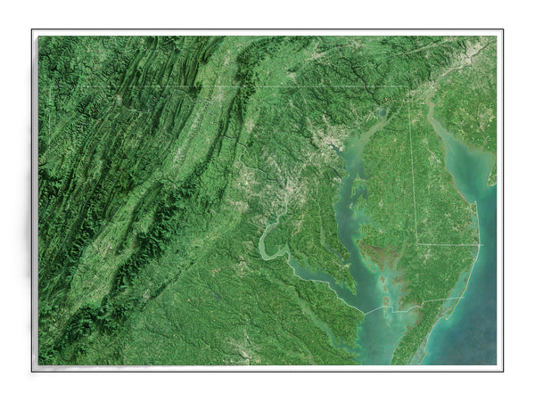 Maryland Imagery Shaded Relief
