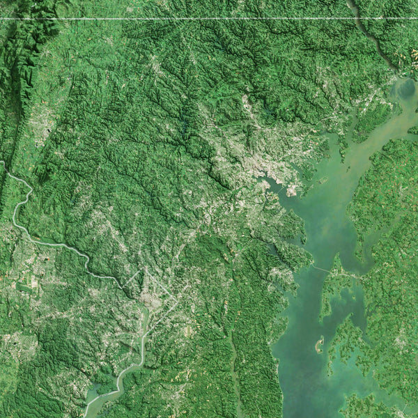 Maryland Imagery Shaded Relief