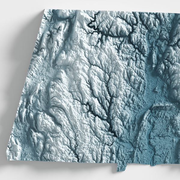 Massachusetts Shaded Relief