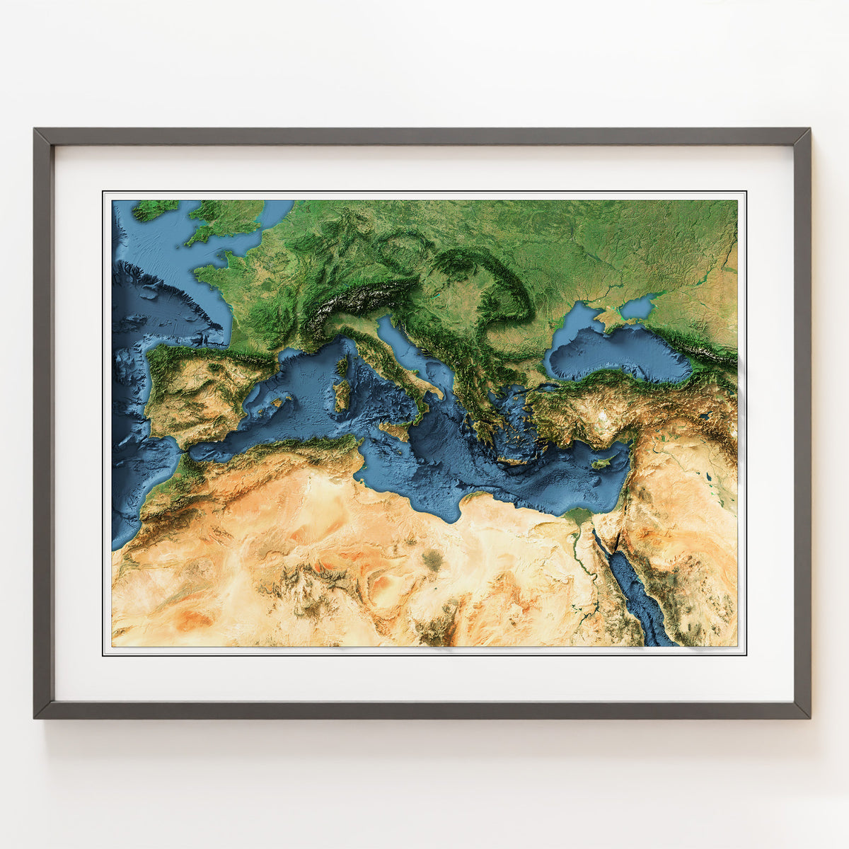 Mediterranean Sea Imagery Shaded Relief Visual Wall Maps Studio mediterranean-sea-imagery-shaded-relief-visual-wall-maps-studio