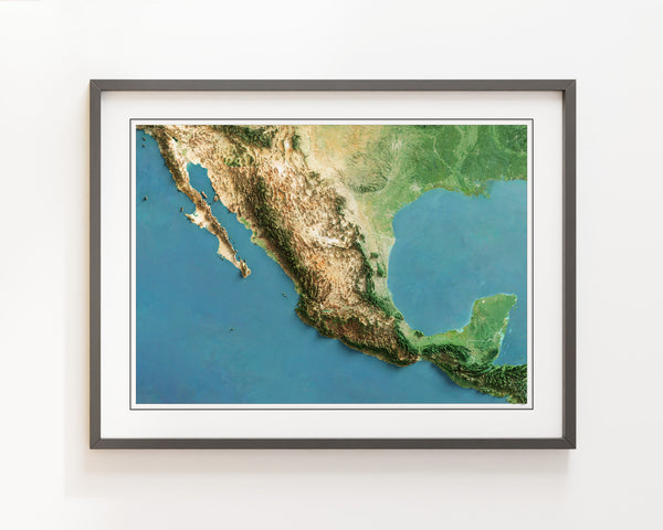 Mexico Imagery Shaded Relief