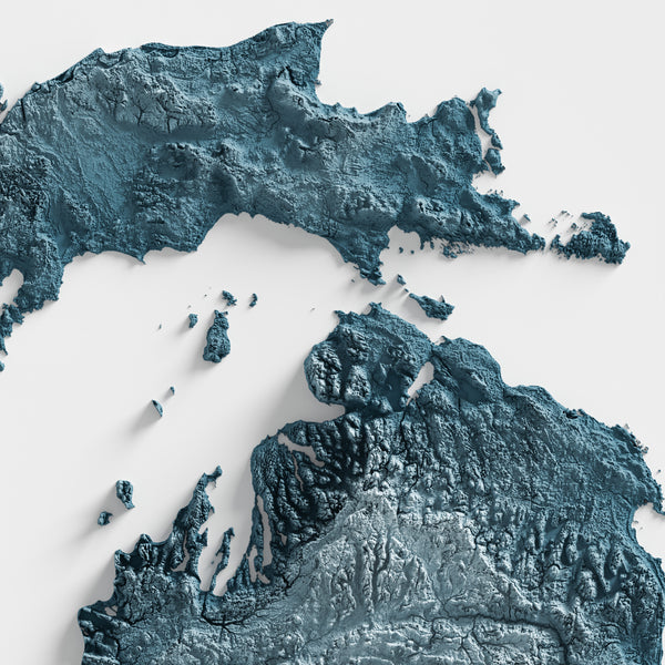Michigan Shaded Relief
