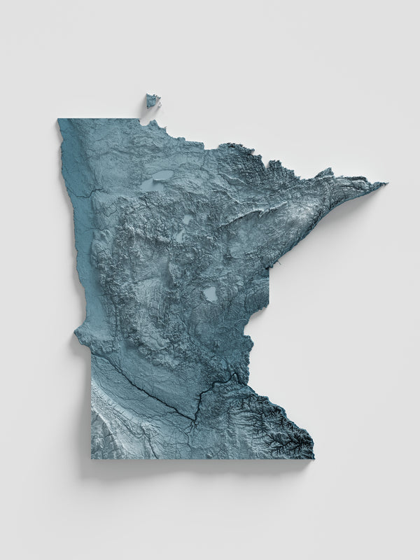 Minnesota Shaded Relief