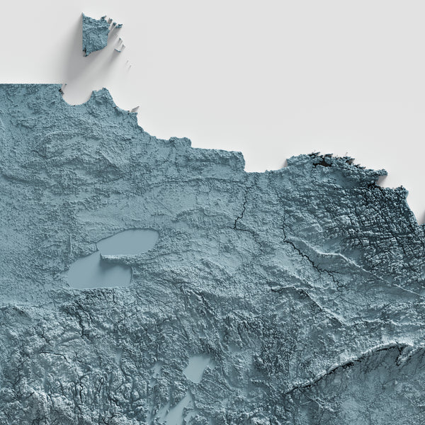 Minnesota Shaded Relief