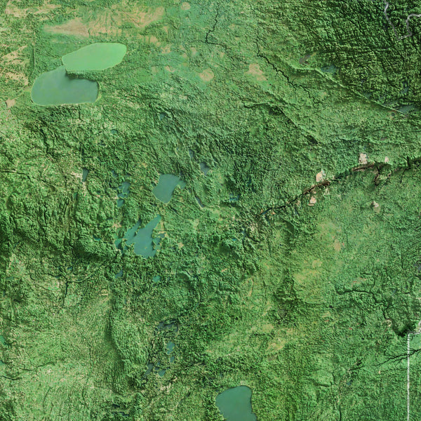 Minnesota Imagery Shaded Relief