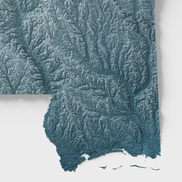 Mississippi Shaded Relief