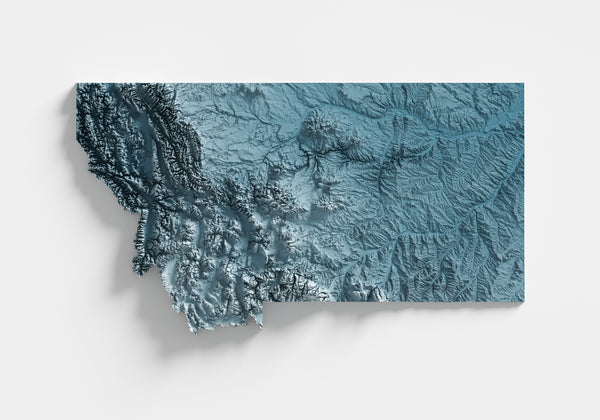 Montana Shaded Relief
