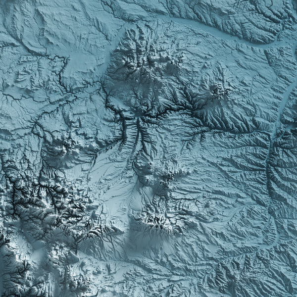 Montana Shaded Relief