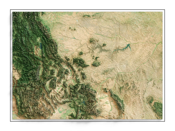 Montana Imagery Shaded Relief