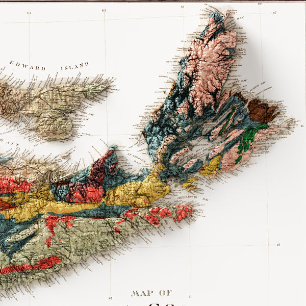 Geological Map of Nova Scotia (c.1903)