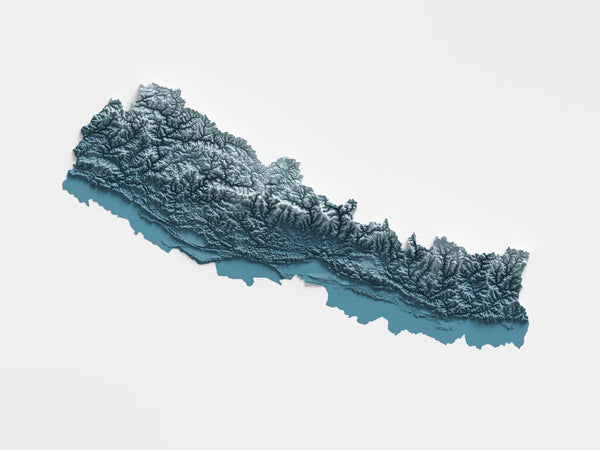 Nepal Shaded Relief
