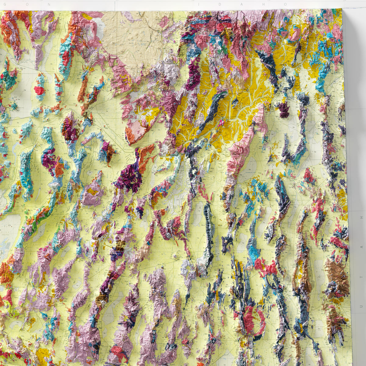 Geological Map of Nevada – Visual Wall Maps Studio