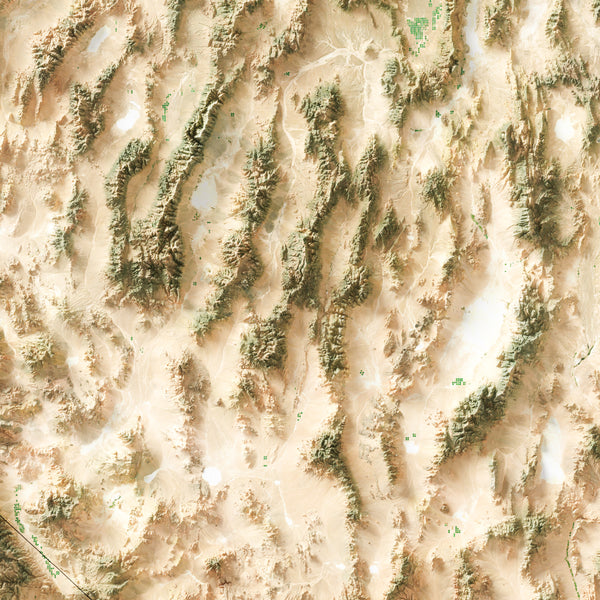Nevada Imagery Shaded Relief