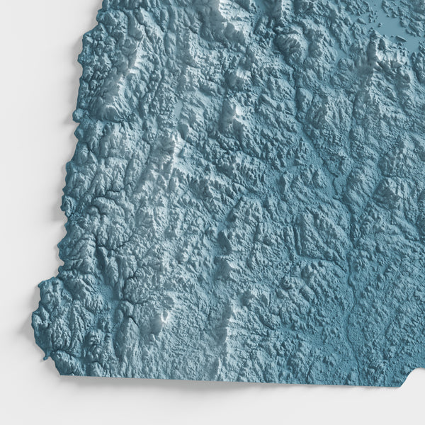 New Hampshire Shaded Relief