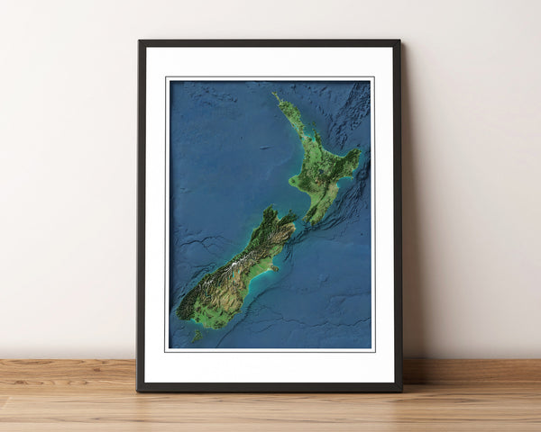 New Zealand Imagery Shaded Relief