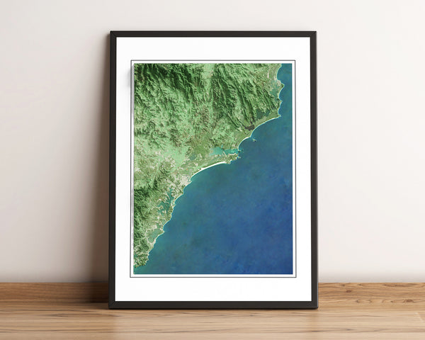 Newcastle, Australia Imagery Shaded Relief