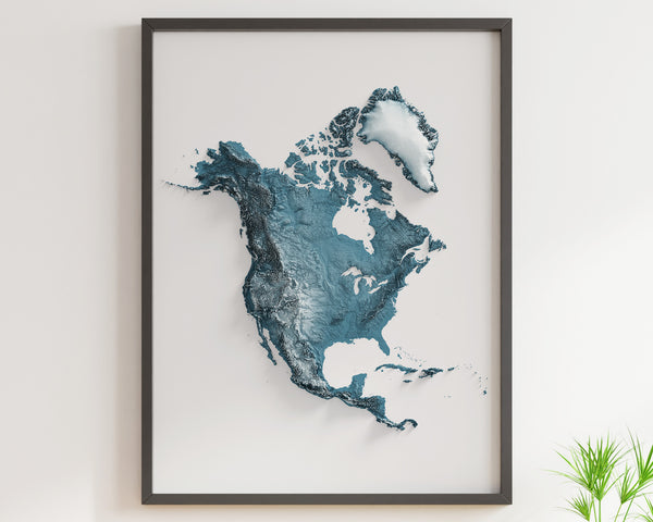 North America Shaded Relief