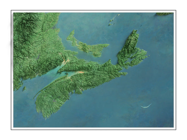 Nova Scotia Imagery Shaded Relief