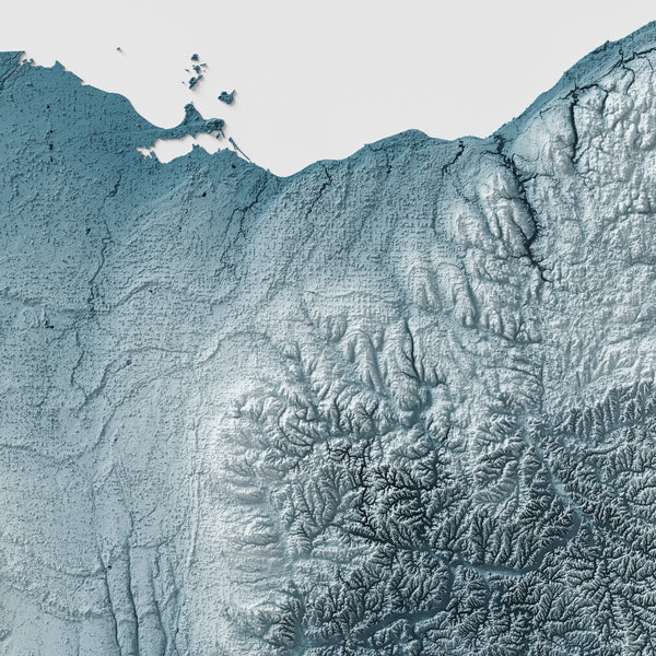 Ohio Shaded Relief