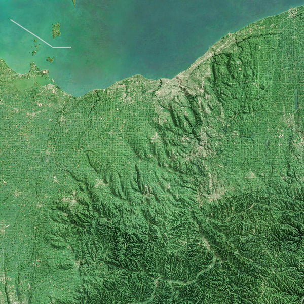 Ohio Imagery Shaded Relief