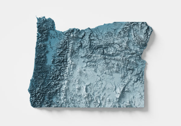 Oregon Shaded Relief