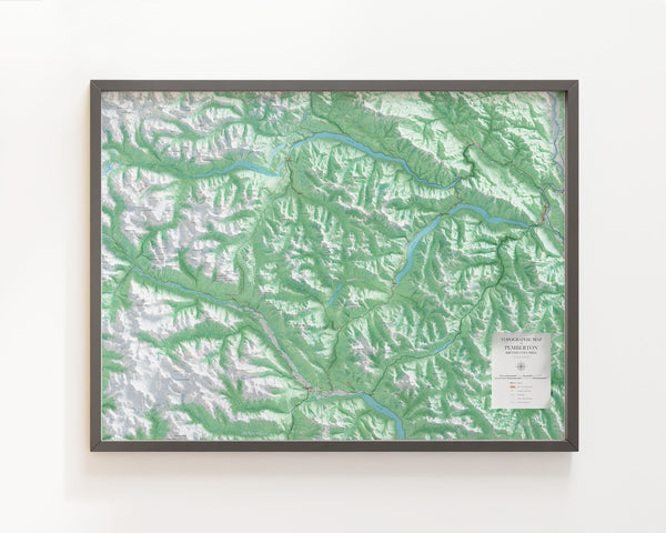 Pemberton Valley Topographic Map